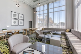 Cambria Hotel LAX - Relax in the hotel's spacious lobby as you wait on your airport transfer.