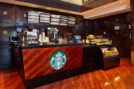 Hilton Newark Airport - Grab some coffee or enjoy a latte at the onsite Starbucks.