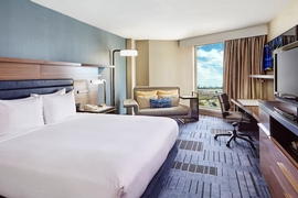 Hilton Newark Airport - The standard king room. 