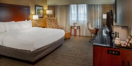 Crowne Plaza St. Louis Airport - The standard king room includes complimentary WiFi.
