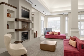 Hilton Garden Inn Raleigh Durham Airport - Relax in the hotel's lobby.