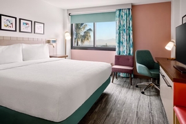Hilton Garden Inn LAX Los Angeles Airport - The standard king room includes complimentary WiFi.