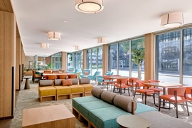 Hilton Garden Inn LAX Los Angeles Airport - Relax with friends and family in the hotel's comfortable lobby.