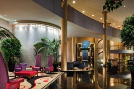 DoubleTree Washington Dulles Airport - Relax on plush seating while waiting on your transfers to the airport.
