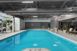 Hilton Chicago Oak Lawn - Chicago Midway - The hotel's indoor pool is open year round. 