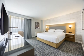 DoubleTree Hotel JFK Airport - The standard king room includes complimentary WiFi.