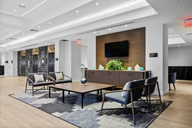DoubleTree Hotel JFK Airport - Relax in the hotel lobby while waiting on your airport transfer.