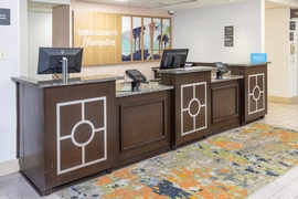 Hampton Inn Tampa Airport Westshore - Check-in with front desk staff upon arrival.