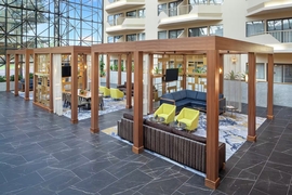 DoubleTree by Hilton Newark Airport - Relax in the hotel's atrium style lobby.