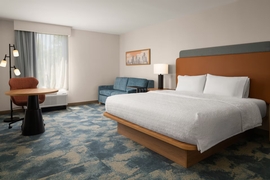 Hampton Inn Philadelphia Airport - The standard king room includes complimentary WiFi. 