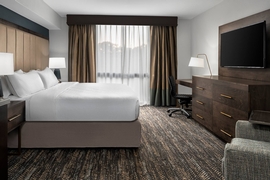 Embassy Suites Nashville Airport - Standard king room with a pullout sofa. 